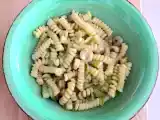 Przepis Fusilli z cukinią, krewetkami i imbirem