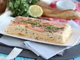 Przepis Terrina z świeżego i wędzonego łososia