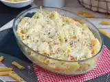 Przepis Zapiekanka makaronowa z szynką i serem