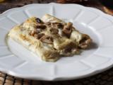 Przepis Cannelloni z pieczarkami i kiełbasą: bogate i smaczne pierwsze danie