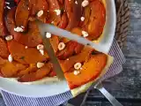 Przepis Tatin z dyni z kozim serem i miodem