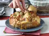 Przepis Nadziewany chleb jeżowy w stylu tartiflette