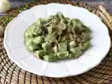 Przepis Gnocchi z groszku z sosem grzybowym