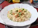 Przepis Risotto z krewetkami i cytryną, eleganckie i łatwe pierwsze danie