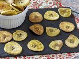 Przepis Chipsy z bananów macho pieczone w piekarniku