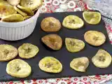 Przepis Chipsy z bananów macho pieczone w piekarniku