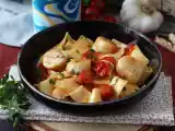 Przepis Makaron z przegrzebkami, eleganckie pierwsze danie z owocami morza