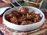 Przepis Koreański smażony kurczak z pikantnym sosem gochujang - dakgangjeong