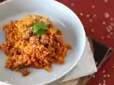 Przepis Risotto 'nduja i kiełbasa, pierwsze danie o intensywnym smaku