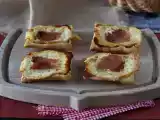 Przepis Małe tarty tatin o smaku raclette w pojedynczych porcjach