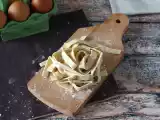 Przepis Domowe tagliatelle, procedura wyjaśniona krok po kroku