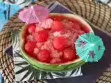 Przepis Frosé z arbuza: super orzeźwiający koktajl granita z różowym winem!