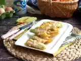 Przepis Smażone kwiaty cukinii, przepis na ciasto z wodą gazowaną