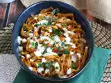 Przepis Tagliatelle al forno - przepis na wykorzystanie resztek makaronu, który zapobiega marnotrawstwu
