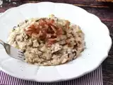 Przepis Kremowe i smaczne risotto z radicchio, boczkiem i philadelphią