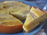 przepis Dodatkowy tort bananowy z pomadą do góry nogami