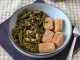 przepis Chrupiące nuggetsy z tofu i fasolka szparagowa po tajsku z frytkownicy powietrznej