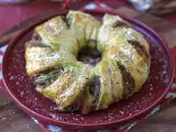 przepis Ciasto francuskie z pesto, mozzarellą i suszonymi pomidorami