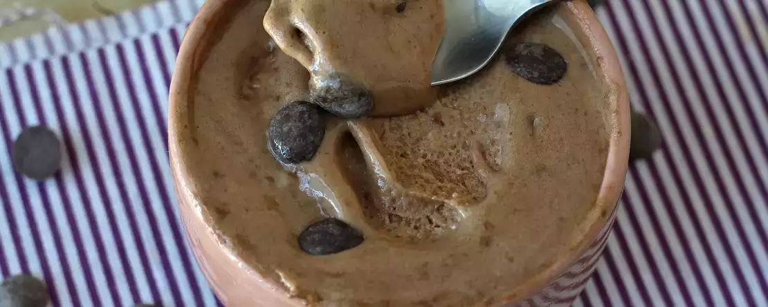 Czekoladowe super lody białkowe z serwatki, gotowe w 5 minut!