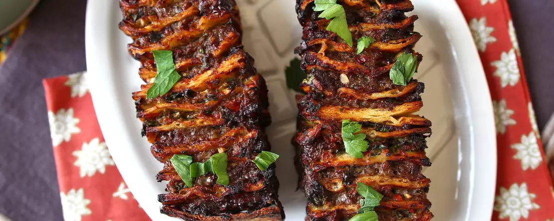 Szaszłyki lavash kebab z tortillą, łatwe do przyrządzenia w airfryer!