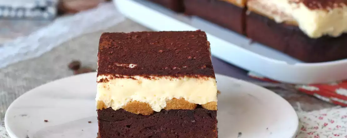 Miłośnicy brownie i tiramisu, mamy dla was idealne ciasto!