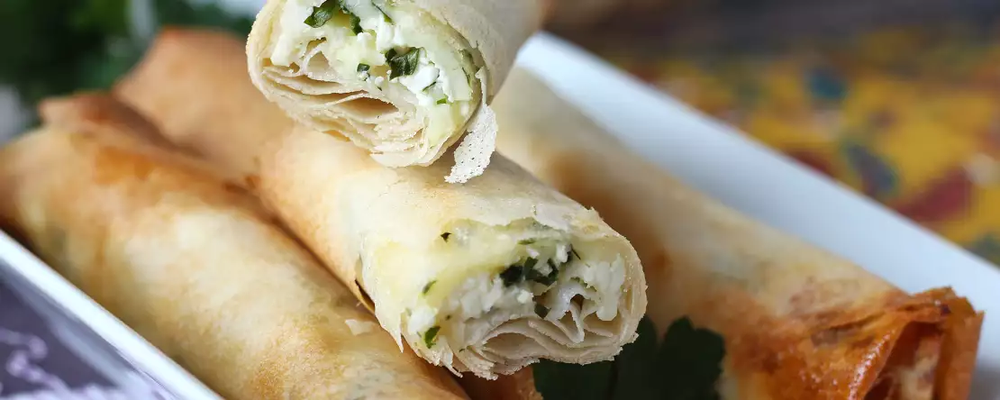 Domowe libańskie rikakaty - gotowanie we frytkownicy powietrznej