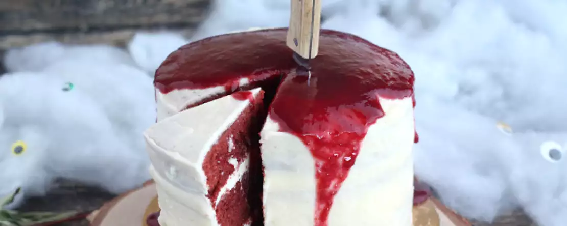 Ciasto Red Velvet specjalnie na Halloween!