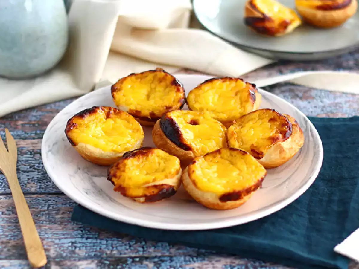Przepis Pasteis de nata (portugalskie wypieki)
