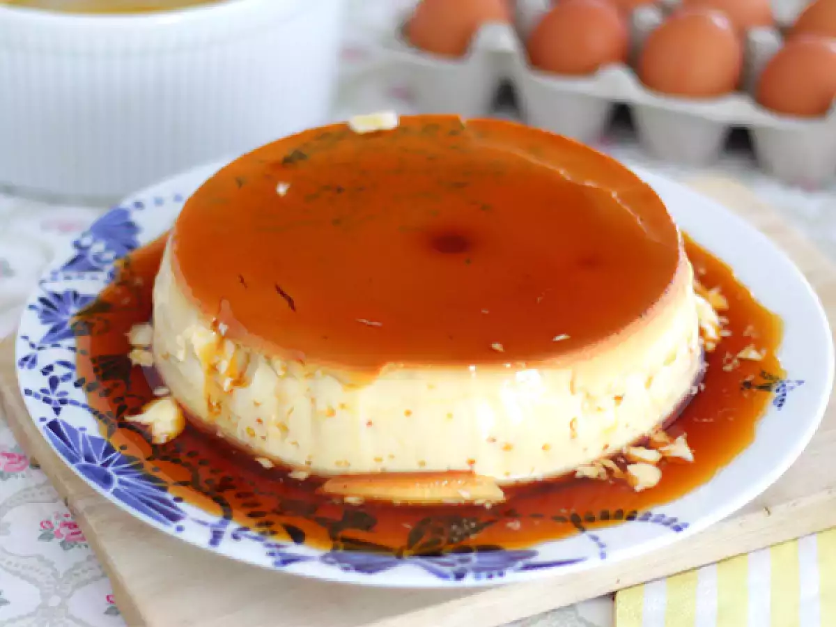 Przepis Waniliowy flan jajeczny