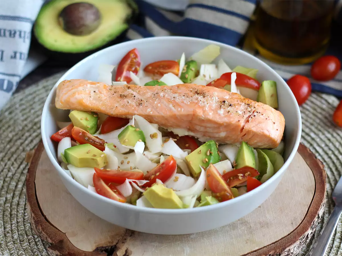 Przepis Jak upiec stek z łososia w piekarniku?