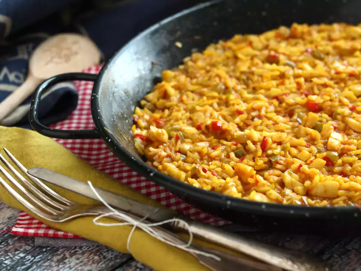 Przepis Łatwy ryż z kalmarami