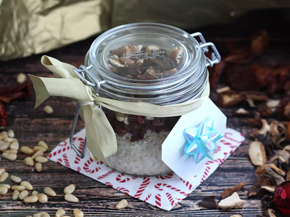 Przepis Zestaw do risotto z grzybami i suszonymi pomidorami