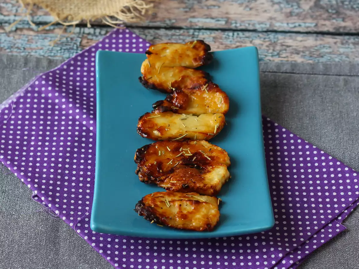 Przepis Halloumi z miodem grillowane w frytkownicy powietrznej