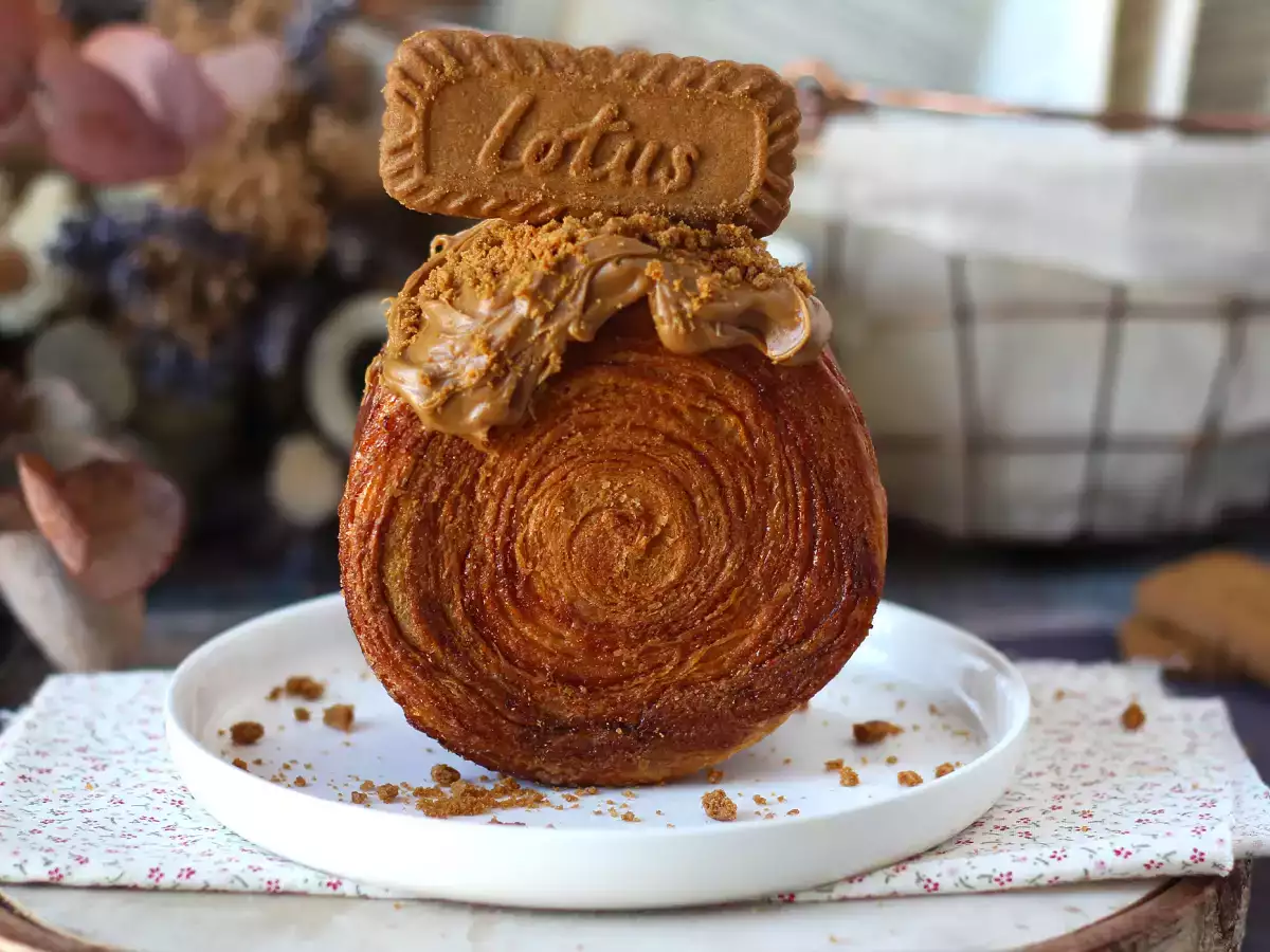 Przepis Ekspresowa bułka nowojorska ze speculoos - szybki i ekonomiczny przepis