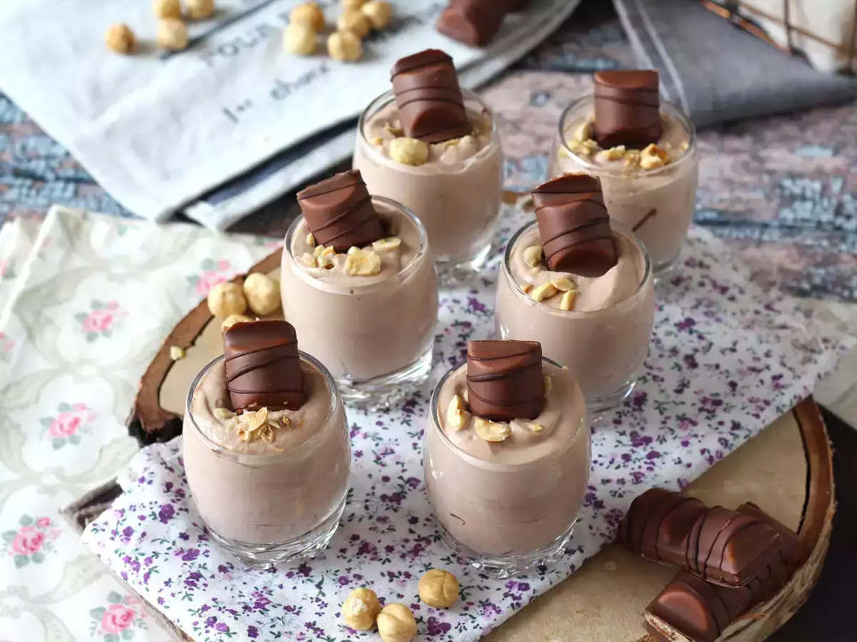 Przepis Bez pieczenia, super smaczne kinder bueno verrines