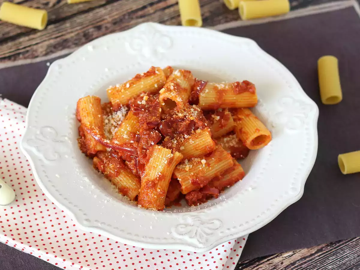 Przepis Makaron z 'nduja, łatwe do przygotowania kalabryjskie danie z makaronem