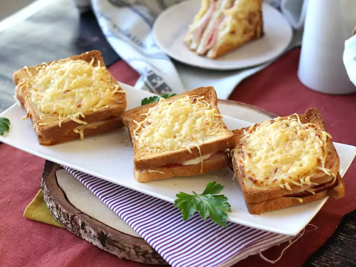 Przepis Croque monsieur z frytkownicy powietrznej