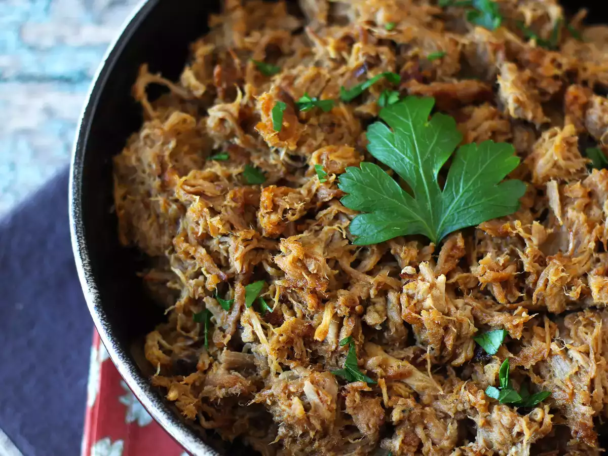 Przepis Szarpana wieprzowina w cookeo