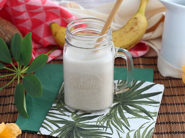 Przepis Wegański koktajl bananowy