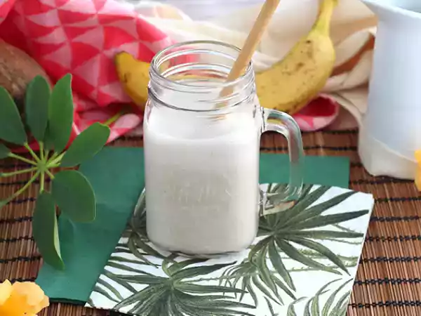 Przepis Wegański koktajl bananowy