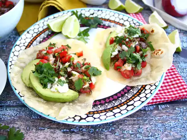 Przepis Wegetariańskie tacos z soczewicą
