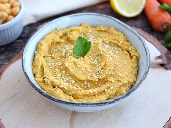 Przepis Hummus z marchewką