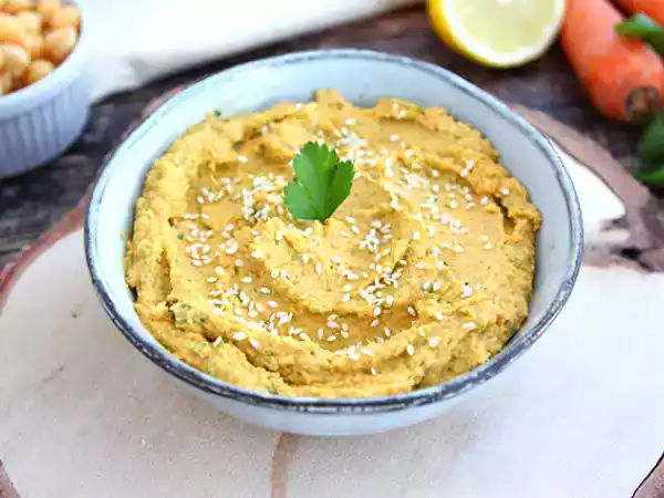 Przepis Hummus z marchewką
