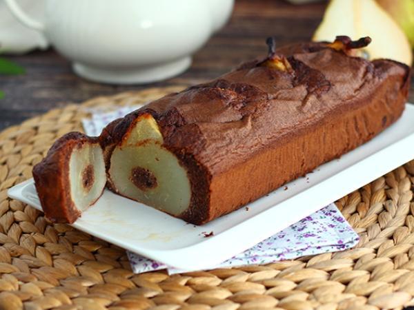 Przepis Ciasto czekoladowo-gruszkowe