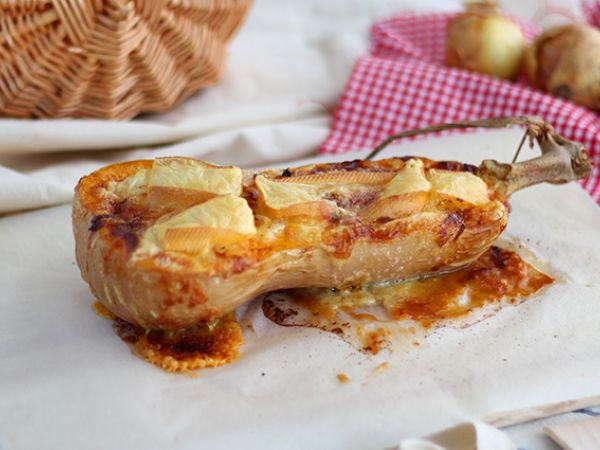 Przepis Courgiflette - dynia piżmowa w stylu tartiflette