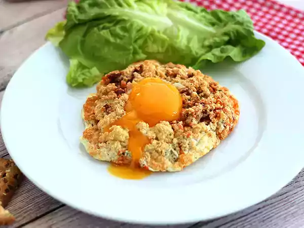 Przepis Mętne jajka z chorizo