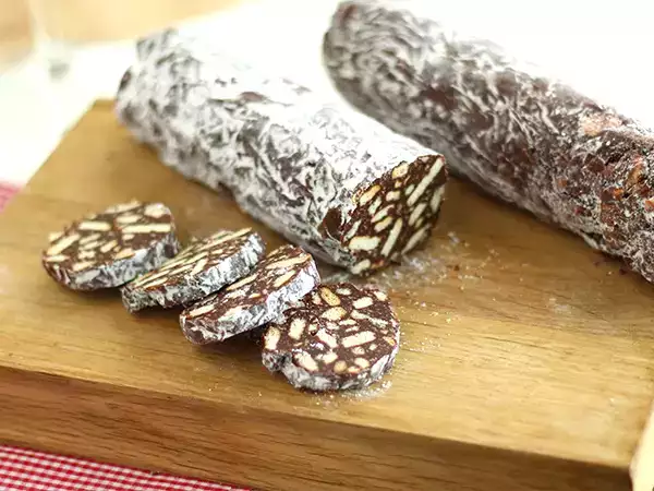 Przepis Kiełbasa czekoladowa