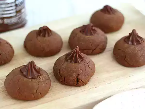 Przepis Ciasteczka z nutellą
