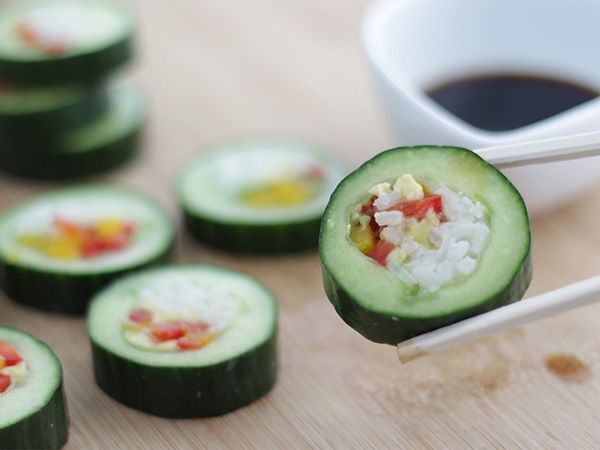 Przepis Makis z ogórka