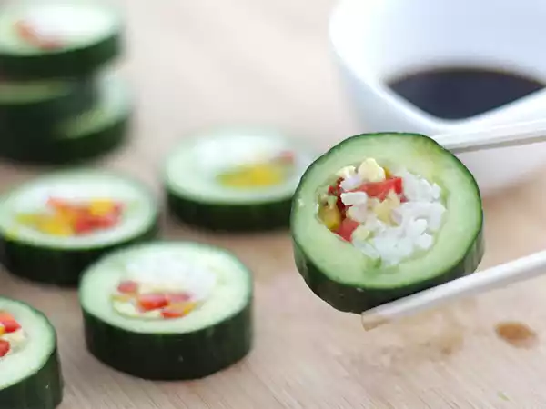 Przepis Makis z ogórka